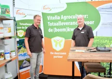 Mark Swinkels en Aad Luijnenburg van Vitelia, een toeleverancier in de boomkwekerij in heel Nederland.